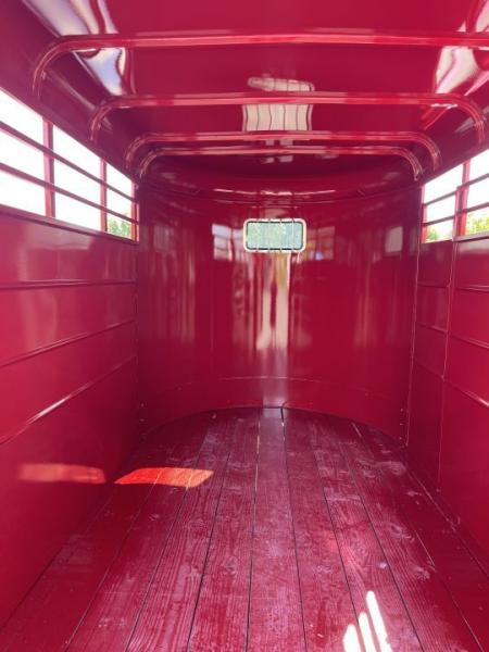 New 2027 Calico Trailers 12'x6'x6'6"BP STOCK Stock / Stock Combo Trailer