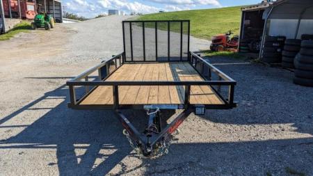 New 2027 Quality 7x14 PRO Heavy Single Axle Utility Trailer w/ Brakes