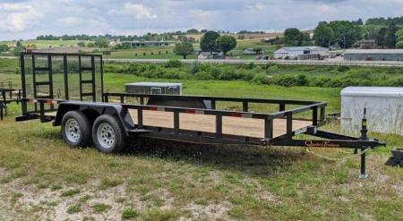 New 2027 Quality 7x18 General Duty Utility Trailer - NO DOVE