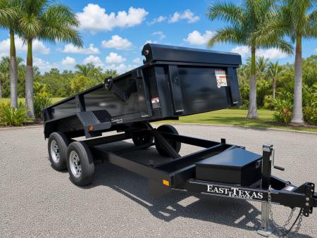 Used 2025 East Texas Trailers 5X12 DUMP W/2' SIDES Dump Trailer