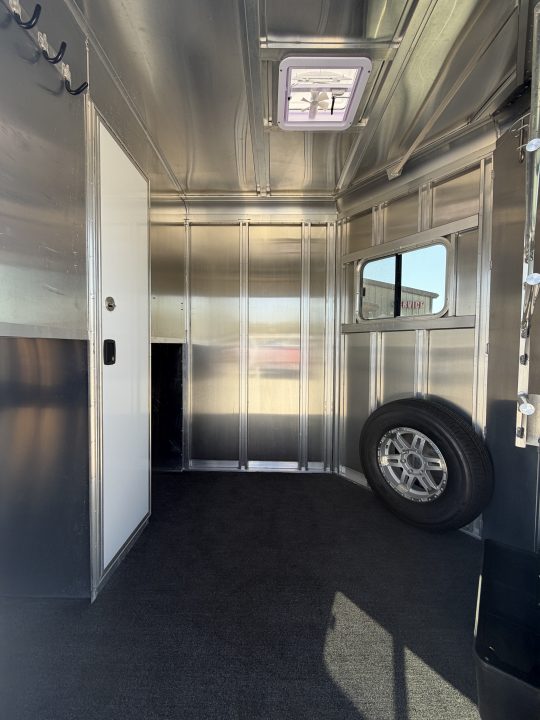 Used 2024 Featherlite 2 Horse Bumper Pull Horse Trailer