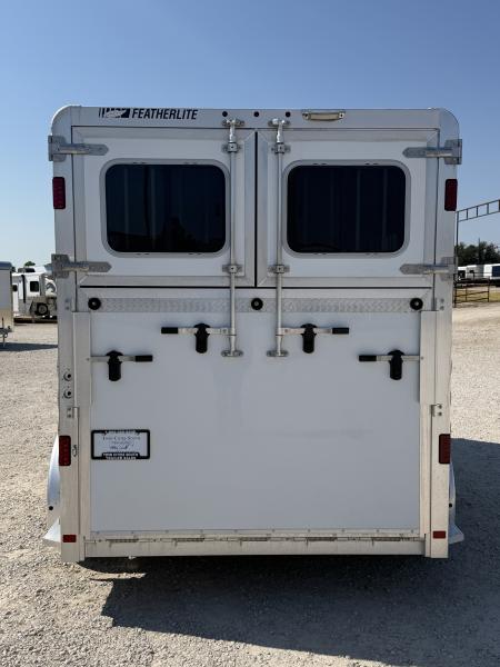 Used 2024 Featherlite 2 Horse Bumper Pull Horse Trailer