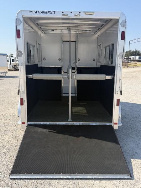 Used 2024 Featherlite 2 Horse Bumper Pull Horse Trailer