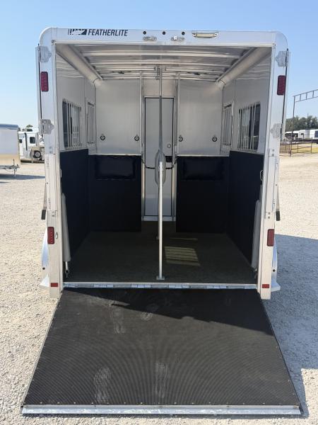 Used 2024 Featherlite 2 Horse Bumper Pull Horse Trailer