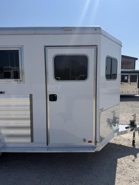 Used 2024 Featherlite 2 Horse Bumper Pull Horse Trailer