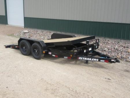 New 2027 16'x6  14k PJ Channel Equipment Tilt Trailer