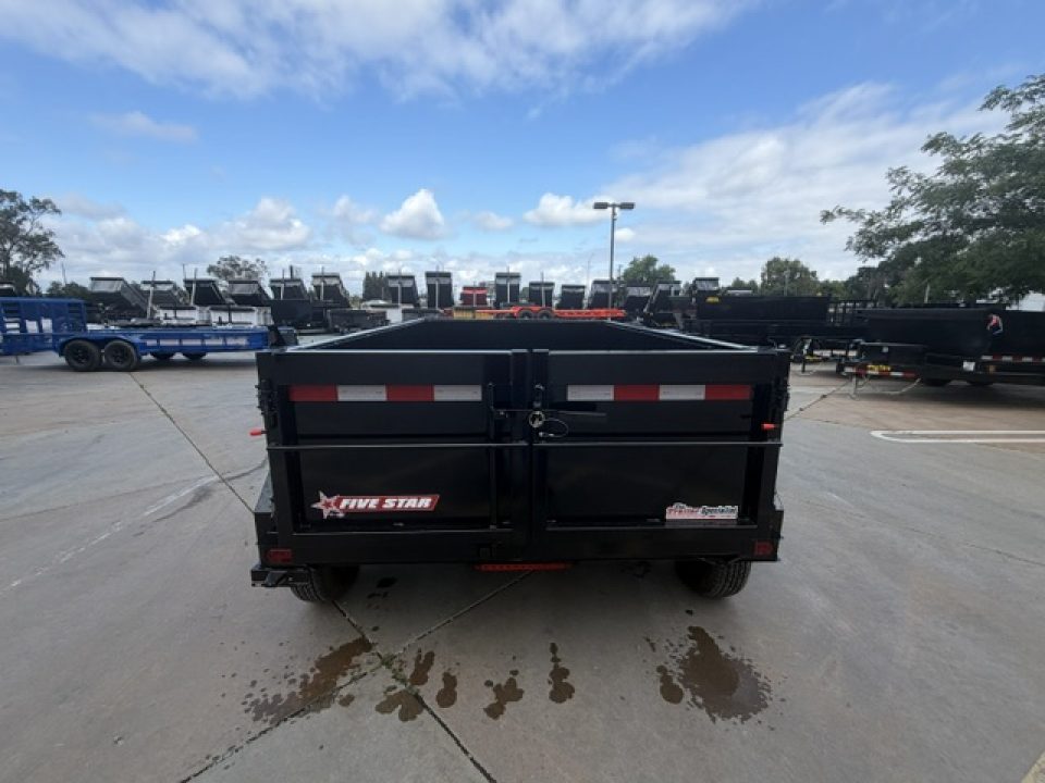 New 2027 Five Star Trailers DT58064 D7 5FT X 8FT 7K GVW Dump Trailer