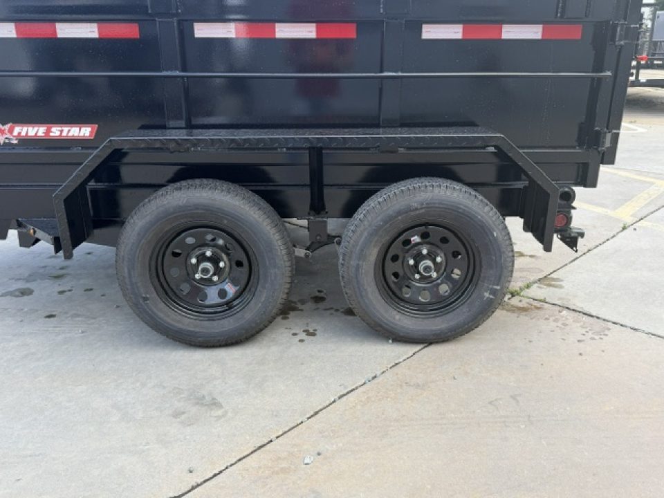 New 2027 Five Star Trailers DT58064 D7 5FT X 8FT 7K GVW Dump Trailer