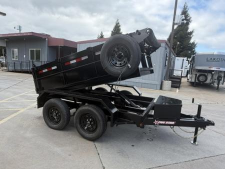 New 2027 Five Star Trailers DT58064 D7 5FT X 8FT 7K GVW Dump Trailer