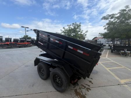 New 2027 Five Star Trailers DT58064 D7 5FT X 8FT 7K GVW Dump Trailer