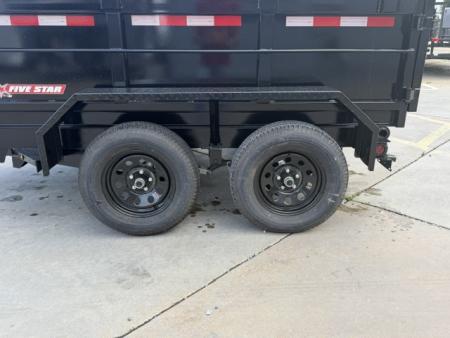 New 2027 Five Star Trailers DT58064 D7 5FT X 8FT 7K GVW Dump Trailer