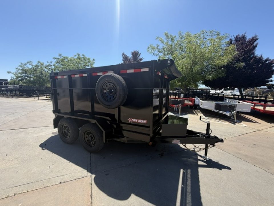 New 2027 Five Star Trailers DT510098 D7 P4 5FT X 10FT 7K GVW Dump Trailer