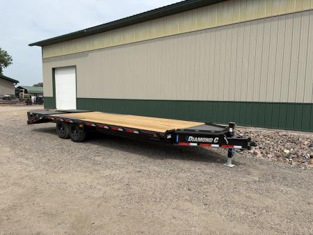 New 2027 24' 14k Diamond C DEC207 Deckover Trailer