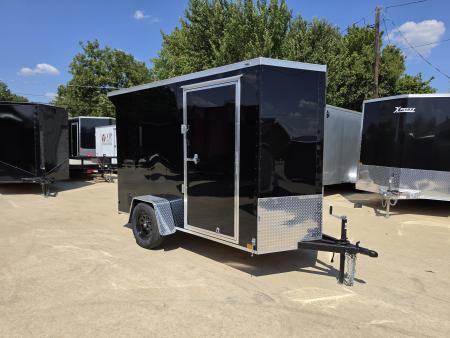 New 2027 New 5x10 SA Semi-Screwless Enclosed Trailer | Spoiler Package | .08 Polycor | Dexter Axle | 1239