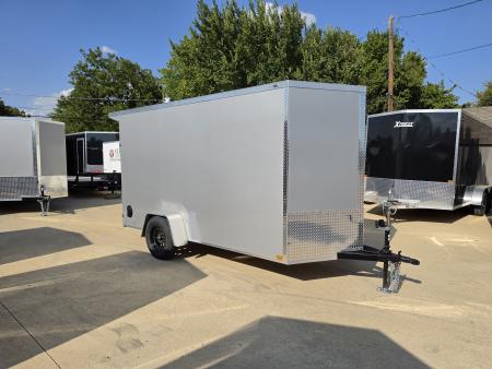 New 2027 New 6x12 SA Screwless Enclosed Trailer | Spoiler Package | Barn Doors | .08 Polycor | Dexter Axles | 1240