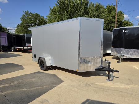 New 2027 New 6x12 SA Screwless Enclosed Trailer | Spoiler Package | Barn Doors | .08 Polycor | Dexter Axles | 1241