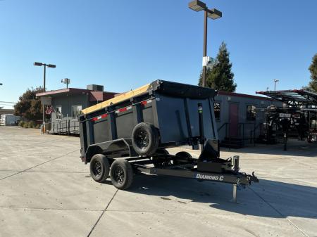 New 2027 Diamond C Trailers GDT235L10X77 P4 6.5FT X10FT 7K GVW Dump Trailer
