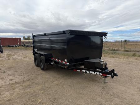 New 2027 PJ Trailer D7 7x14 Dump Trailer - 14K- 4' Sides