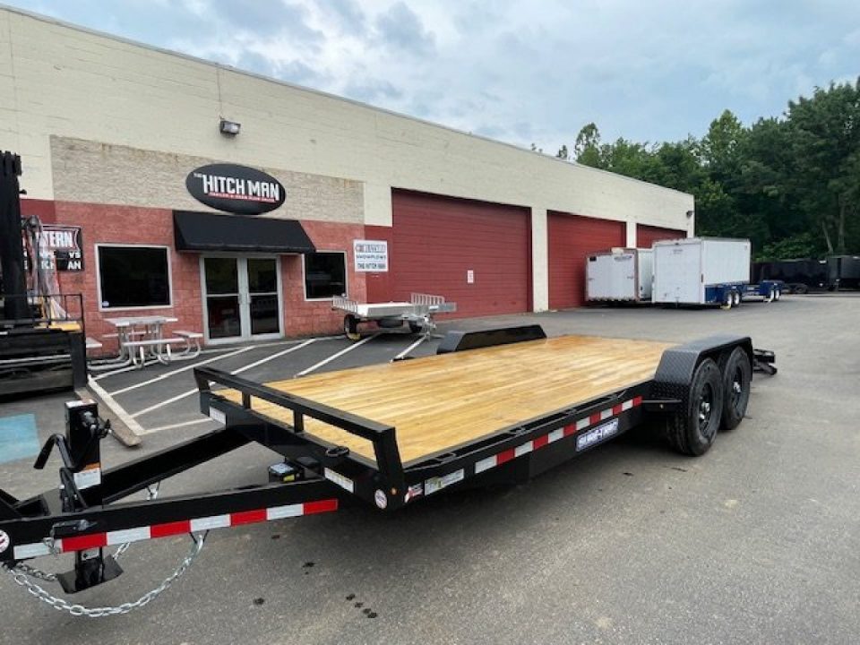 New 7 x 18 (16+2) Sure-Trac Equipment Trailer 14k