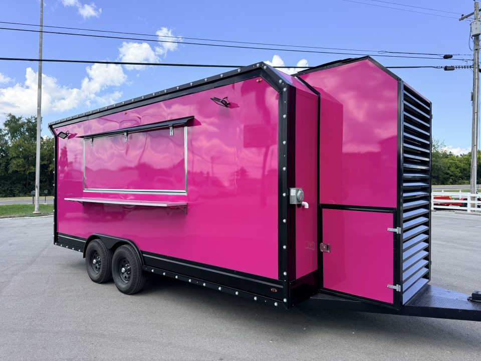 New 2026 8.5X18 TA CONCESSION TRAILER FULLY EQUIPED BLACKOUT Concession