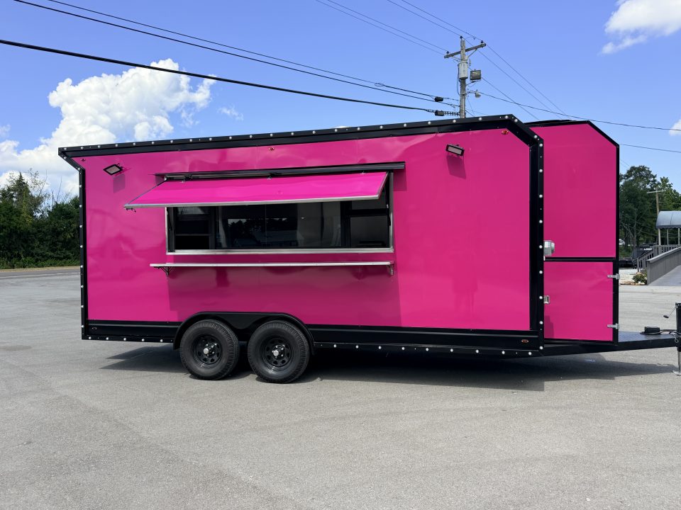 New 2026 8.5X18 TA CONCESSION TRAILER FULLY EQUIPED BLACKOUT Concession