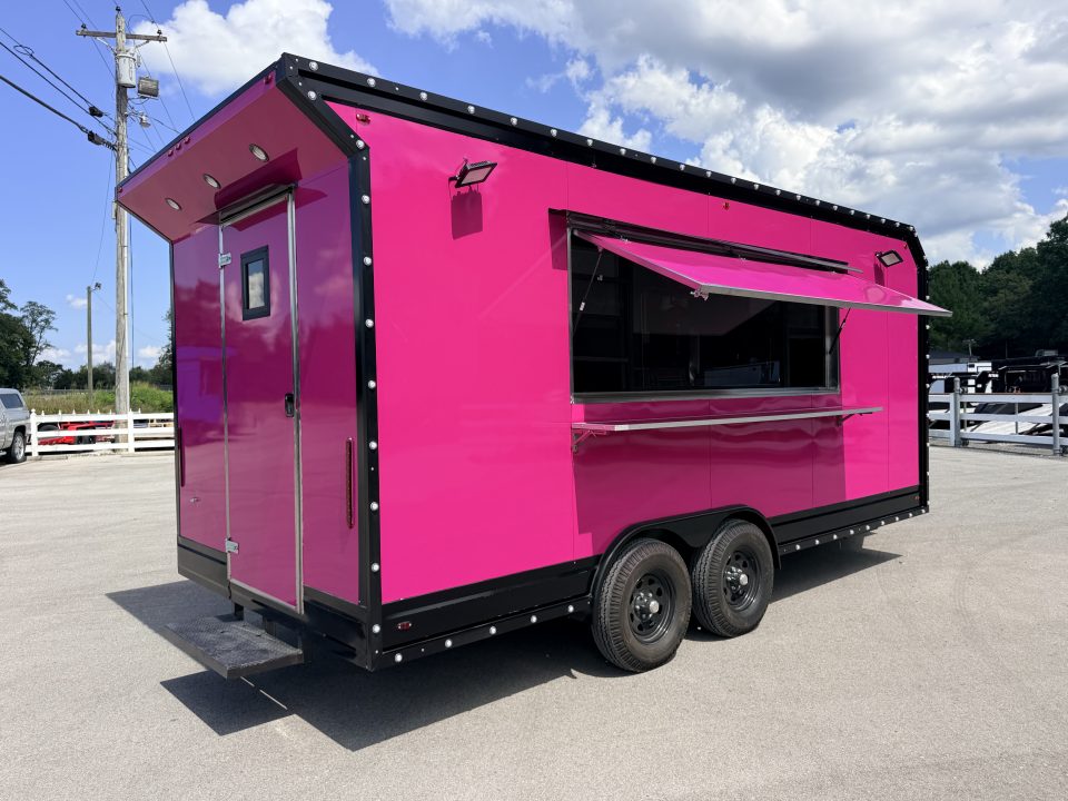 New 2026 8.5X18 TA CONCESSION TRAILER FULLY EQUIPED BLACKOUT Concession