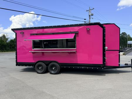 New 2026 8.5X18 TA CONCESSION TRAILER FULLY EQUIPED BLACKOUT Concession