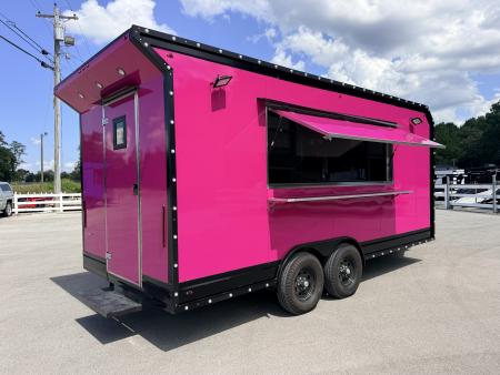 New 2026 8.5X18 TA CONCESSION TRAILER FULLY EQUIPED BLACKOUT Concession