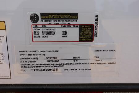 New 2027 Anvil 8.5X34 RACE TRAILER Cargo / Enclosed Trailer