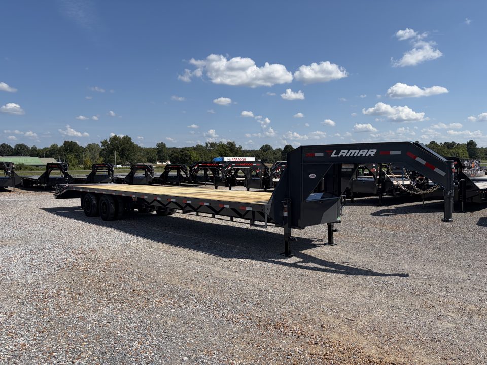 New 2027 Lamar Gooseneck Trailer | 102" x 36' | 20K GVWR