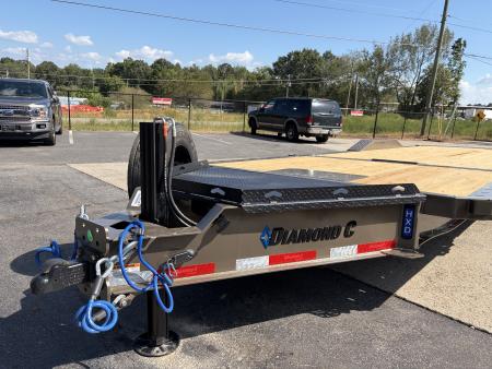 New 2027 Diamond C 8.5x24 Equipment, 18' Tilt, Drive-Over Fenders HXD210