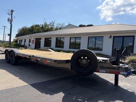 New 2027 Diamond C 8.5x24 Equipment, 18' Tilt, Drive-Over Fenders HXD210