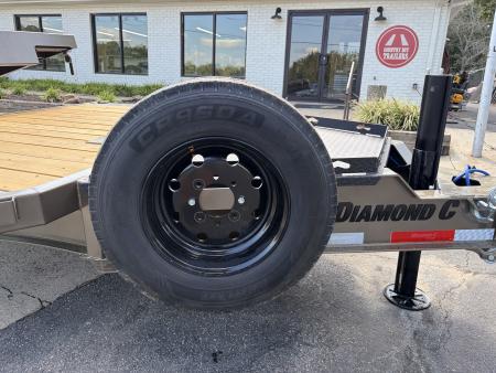 New 2027 Diamond C 8.5x24 Equipment, 18' Tilt, Drive-Over Fenders HXD210