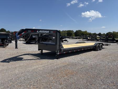New 2027 Lamar 102" x 32' 14K GVWR Gooseneck Trailer