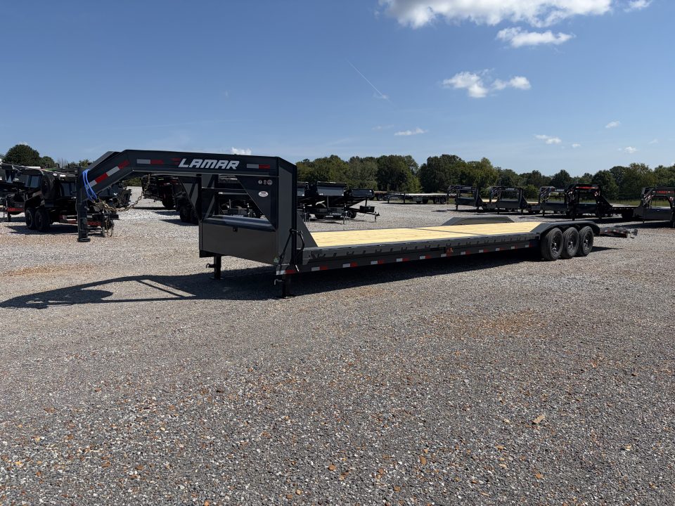 New 2027 Lamar 102" x 40' 21K GVWR Gooseneck Trailer