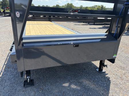 New 2027 Lamar 102" x 40' 21K GVWR Gooseneck Trailer