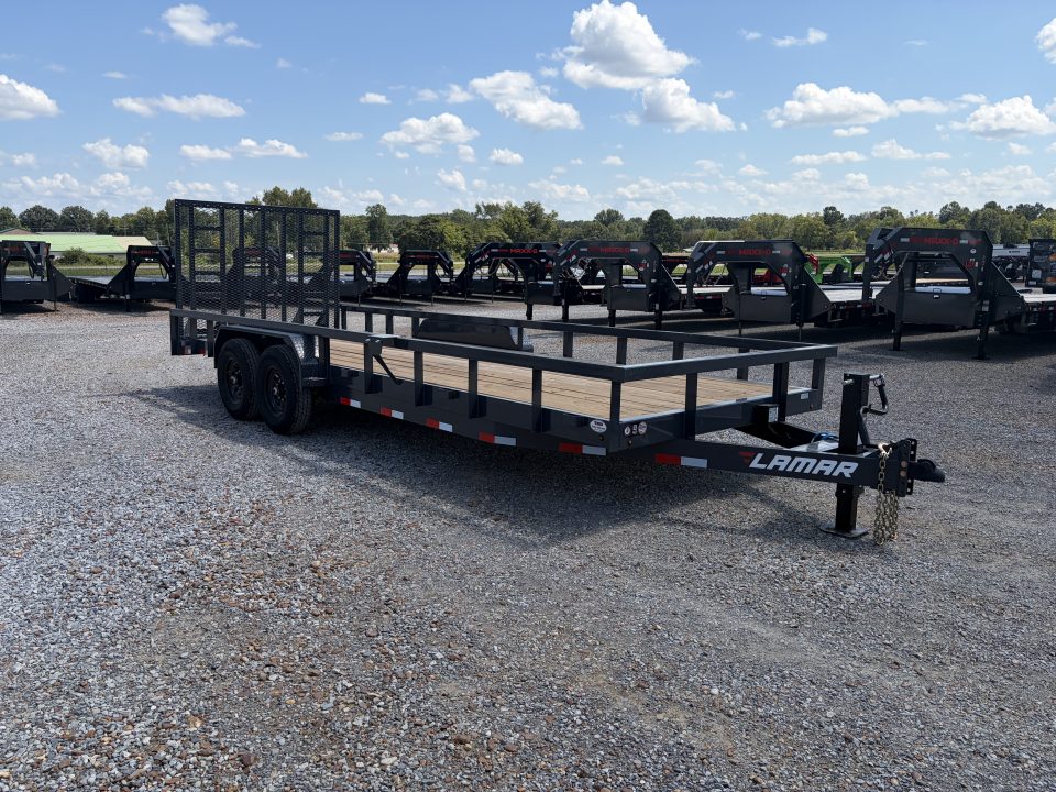 New 2027 Lamar 83" x 22' 14K GVWR Utility Trailer