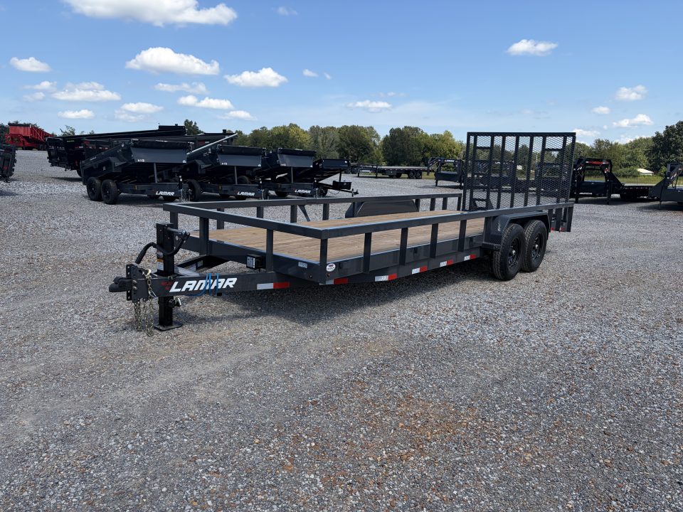 New 2027 Lamar 83" x 22' 14K GVWR Utility Trailer