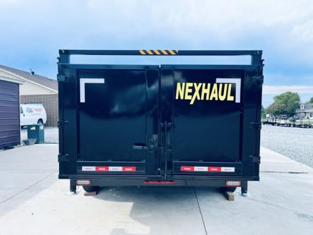 New 2027 Nexhaul 7X14 Gooseneck Dump Trailer 15K w/4ft Walls