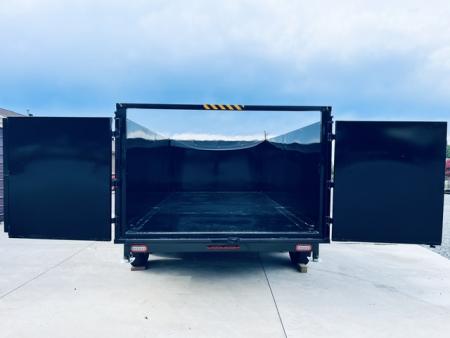New 2027 Nexhaul 7X14 Gooseneck Dump Trailer 15K w/4ft Walls
