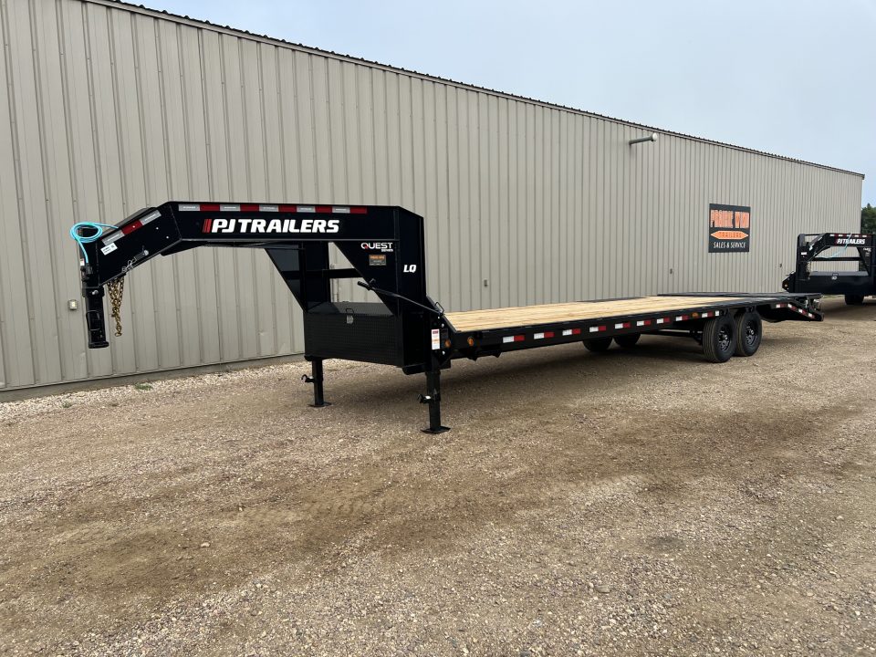 New 2027 PJ Trailers 30' Quest LQ Gooseneck Flatbed Trailer