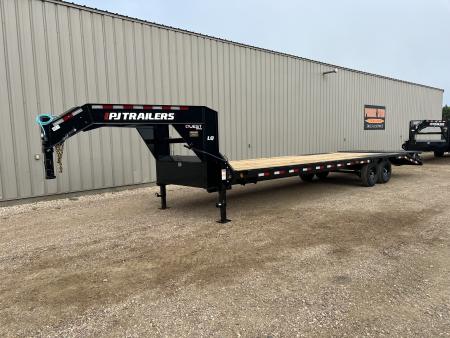 New 2027 PJ Trailers 30' Quest LQ Gooseneck Flatbed Trailer