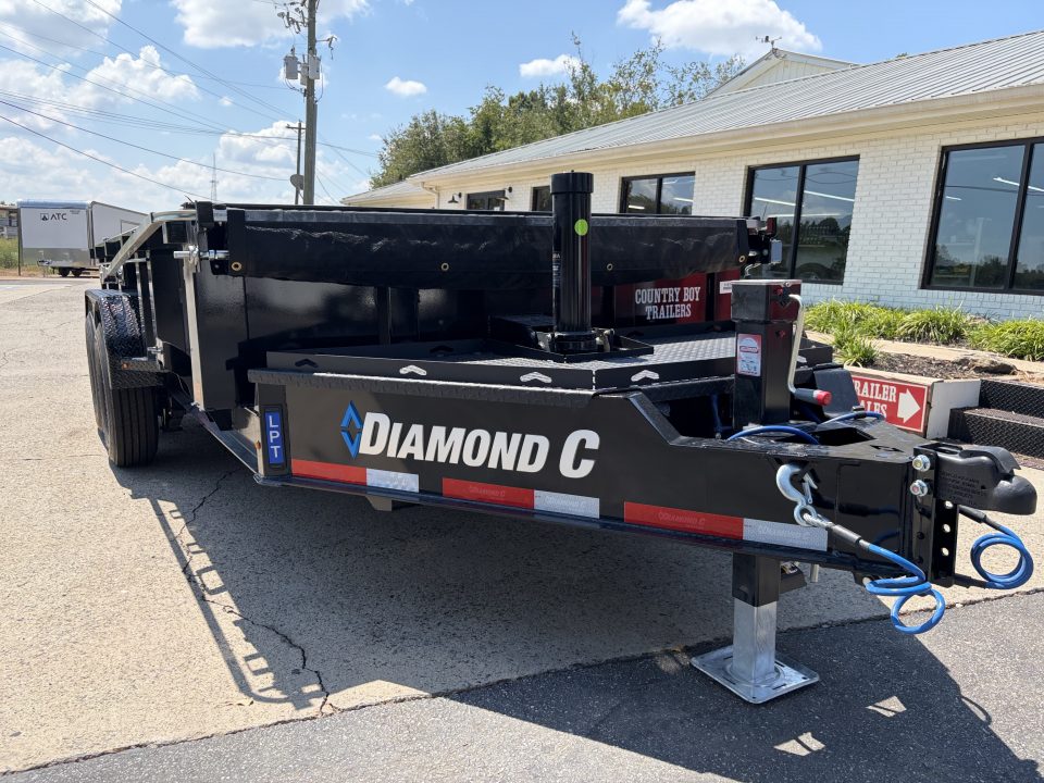 New 2027 Diamond C 82x14' Dump, 2' Sides, 3-Way Gate, Ramps LPT207