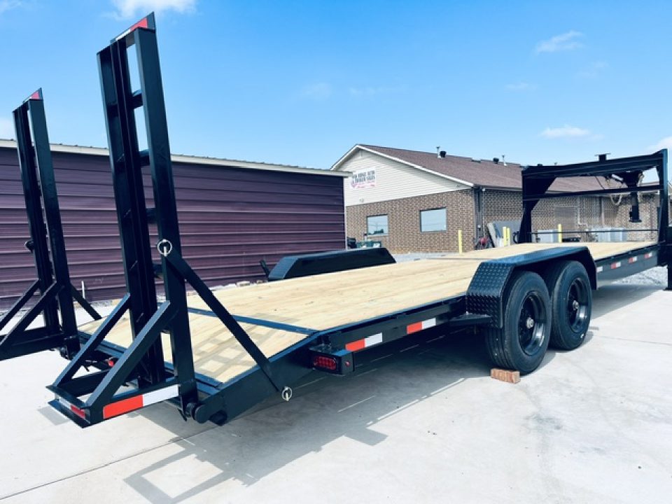 New 2026 Nolan 7X24 17K Gooseneck Low Deck Equipment Trailer