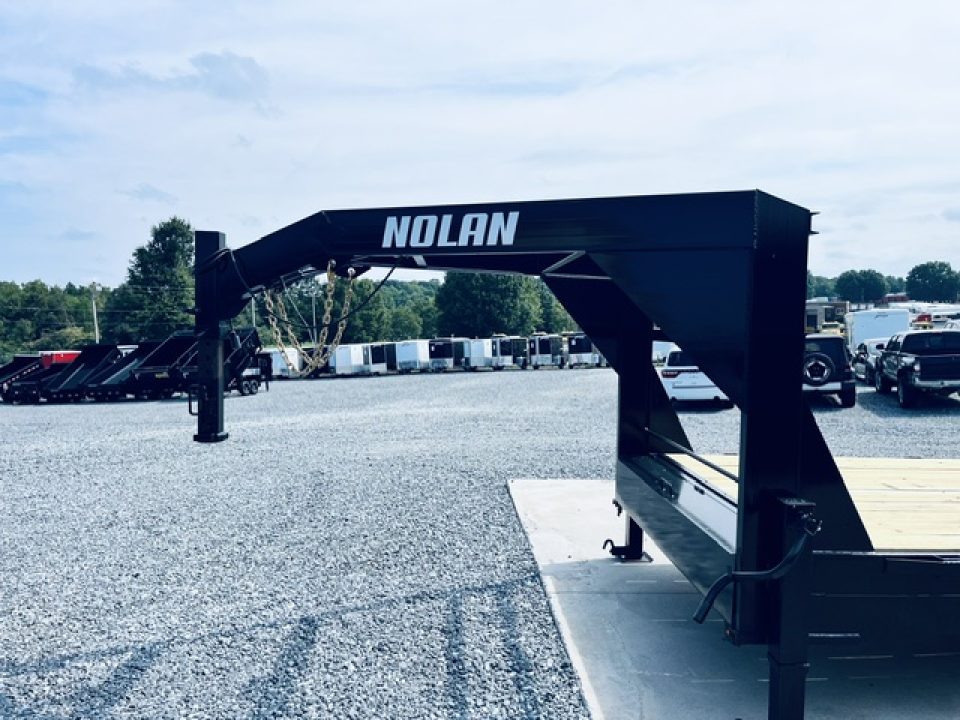New 2026 Nolan 7X24 17K Gooseneck Low Deck Equipment Trailer