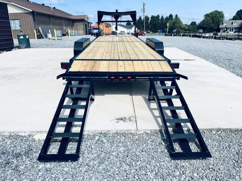 New 2026 Nolan 7X24 17K Gooseneck Low Deck Equipment Trailer