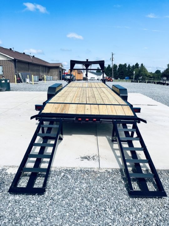 New 2026 Nolan 7X24 17K Gooseneck Low Deck Equipment Trailer