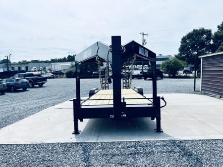 New 2026 Nolan 7X24 17K Gooseneck Low Deck Equipment Trailer