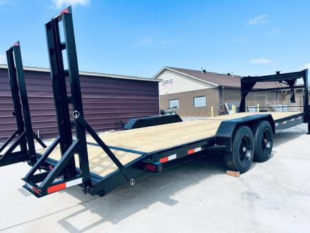 New 2026 Nolan 7X24 17K Gooseneck Low Deck Equipment Trailer