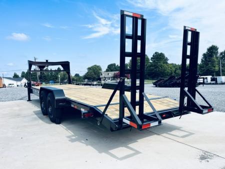 New 2026 Nolan 7X24 17K Gooseneck Low Deck Equipment Trailer
